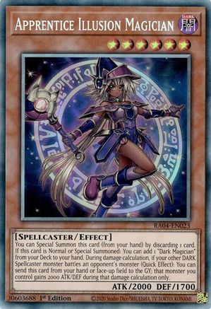 Image of Apprentice Illusion Magician [RA04-EN023] Prismatic Collector's Rare