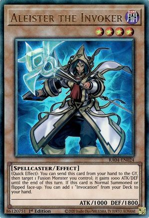 Image of Aleister the Invoker (Alternate Art) [RA04-EN024] Prismatic Ultimate Rare