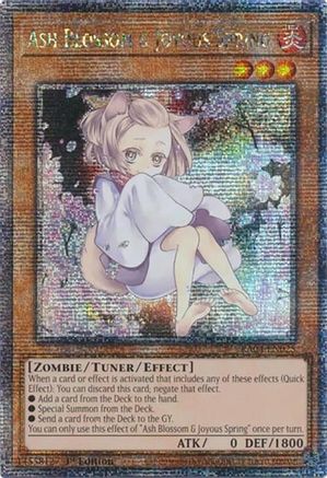 Image of Ash Blossom & Joyous Spring (Alternate Art) [RA04-EN025] Quarter Century Secret Rare