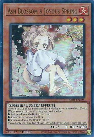 Image of Ash Blossom & Joyous Spring (Alternate Art) [RA04-EN025] Ultra Rare