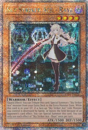 Image of Sky Striker Ace - Raye [RA04-EN026] Quarter Century Secret Rare