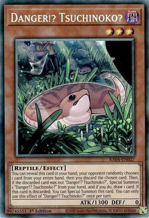 Image of Danger!? Tsuchinoko? [RA04-EN027] Prismatic Collector's Rare
