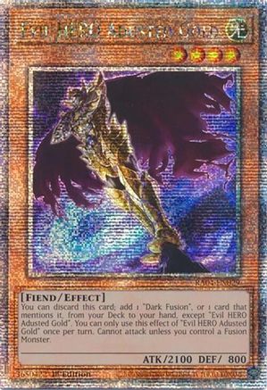Image of Evil HERO Adusted Gold [RA04-EN029] Quarter Century Secret Rare