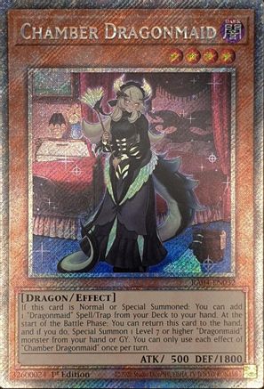 Image of Chamber Dragonmaid [RA04-EN032] Platinum Secret Rare
