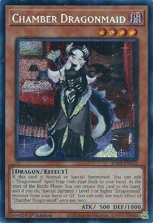 Image of Chamber Dragonmaid [RA04-EN032] Secret Rare