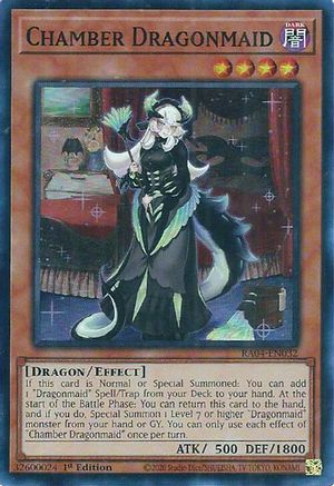Image of Chamber Dragonmaid [RA04-EN032] Super Rare