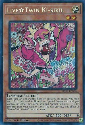 Image of LiveTwin Ki-sikil [RA04-EN035] Secret Rare