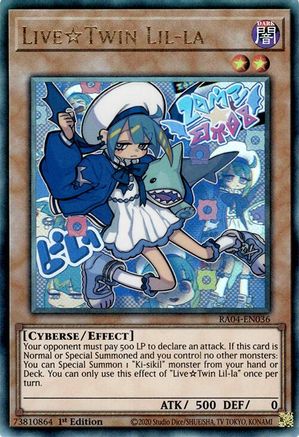 Image of LiveTwin Lil-la [RA04-EN036] Prismatic Ultimate Rare