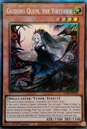 Image of Guiding Quem, the Virtuous [RA04-EN043] Prismatic Collector's Rare