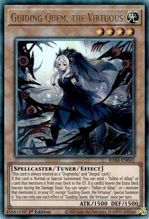 Image of Guiding Quem, the Virtuous [RA04-EN043] Prismatic Ultimate Rare