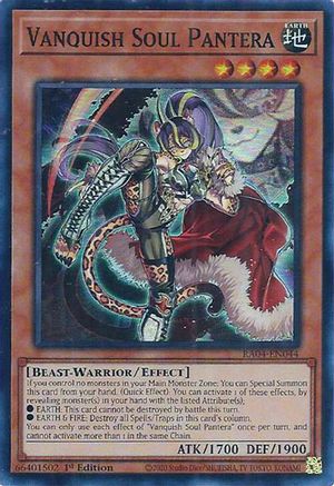 Image of Vanquish Soul Pantera [RA04-EN044] Super Rare