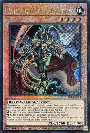 Image of Vanquish Soul Pantera [RA04-EN044] Prismatic Ultimate Rare