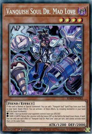 Image of Vanquish Soul Dr. Mad Love [RA04-EN045] Prismatic Collector's Rare