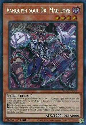Image of Vanquish Soul Dr. Mad Love [RA04-EN045] Secret Rare