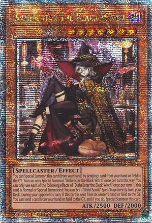 Image of Diabellstar the Black Witch (New Art) [RA04-EN047] Quarter Century Secret Rare