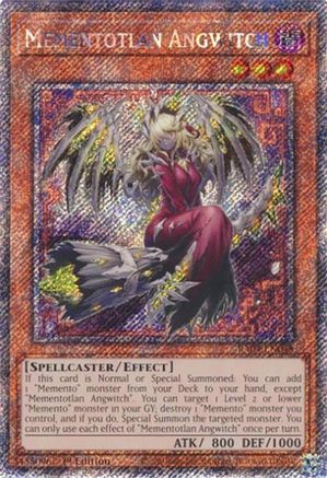 Image of Mementotlan Angwitch [RA04-EN048] Platinum Secret Rare