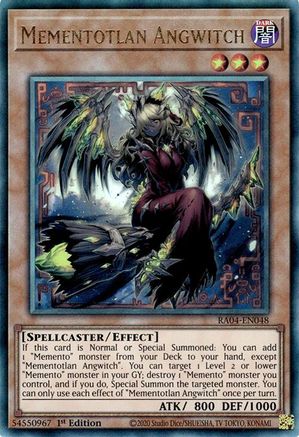 Image of Mementotlan Angwitch [RA04-EN048] Prismatic Ultimate Rare