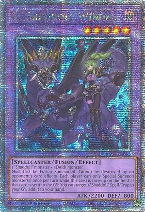 Image of El Shaddoll Winda (Alternate Art) [RA04-EN052] Quarter Century Secret Rare