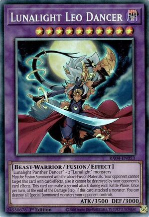 Image of Lunalight Leo Dancer [RA04-EN053] Prismatic Collector's Rare