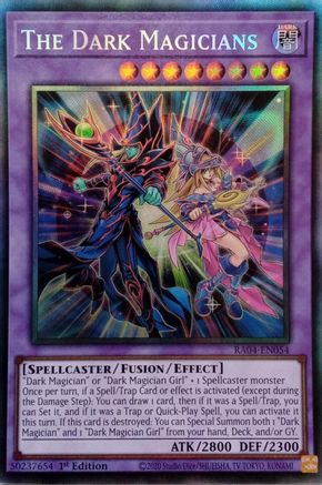 Image of The Dark Magicians [RA04-EN054] Prismatic Collector's Rare