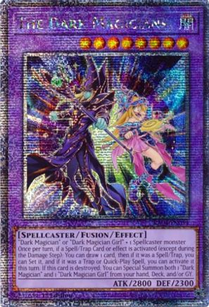 Image of The Dark Magicians [RA04-EN054] Quarter Century Secret Rare
