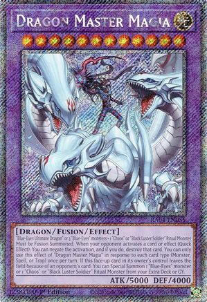 Image of Dragon Master Magia [RA04-EN055] Platinum Secret Rare