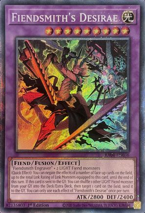 Image of Fiendsmith's Desirae [RA04-EN056] Prismatic Collector's Rare