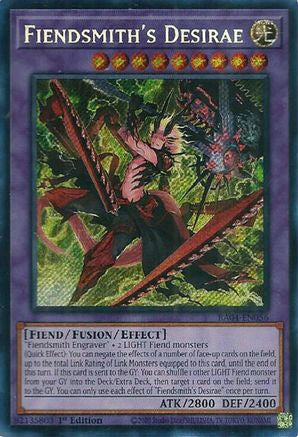 Image of Fiendsmith's Desirae [RA04-EN056] Secret Rare
