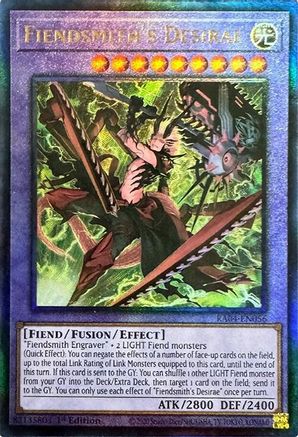 Image of Fiendsmith's Desirae [RA04-EN056] Prismatic Ultimate Rare