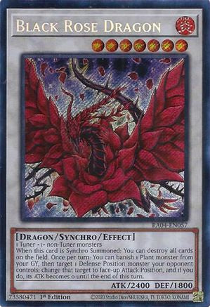 Image of Black Rose Dragon [RA04-EN057] Secret Rare