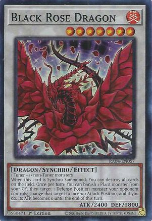 Image of Black Rose Dragon [RA04-EN057] Super Rare
