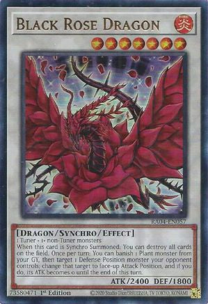 Image of Black Rose Dragon [RA04-EN057] Ultra Rare