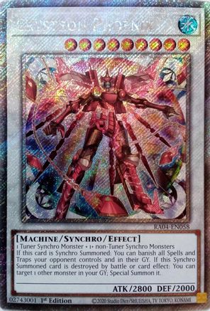 Image of Crystron Phoenix [RA04-EN058] Platinum Secret Rare