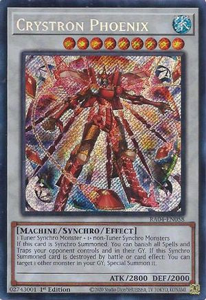 Image of Crystron Phoenix [RA04-EN058] Secret Rare