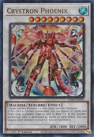 Image of Crystron Phoenix [RA04-EN058] Ultra Rare