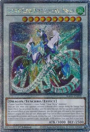 Image of Crystal Clear Wing Synchro Dragon [RA04-EN059] Quarter Century Secret Rare