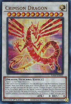 Image of Crimson Dragon (card) [RA04-EN061] Ultra Rare