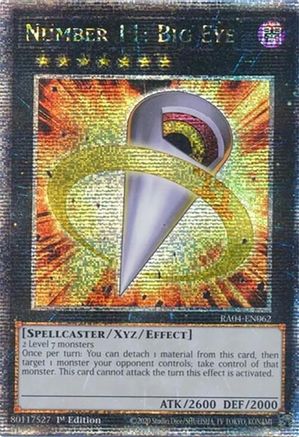 Image of Number 11: Big Eye [RA04-EN062] Quarter Century Secret Rare