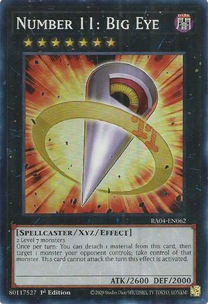 Image of Number 11: Big Eye [RA04-EN062] Super Rare