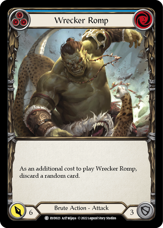 Image of Wrecker Romp (Blue) [RVD023] (Classic Battles: Rhinar vs Dorinthea)