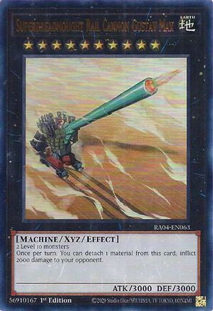 Image of Superdreadnought Rail Cannon Gustav Max [RA04-EN063] Ultra Rare