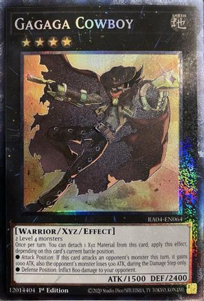 Image of Gagaga Cowboy [RA04-EN064] Prismatic Collector's Rare