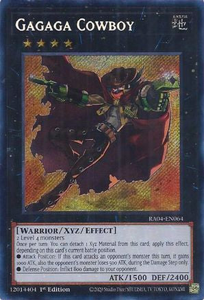 Image of Gagaga Cowboy [RA04-EN064] Secret Rare