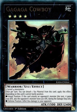 Image of Gagaga Cowboy [RA04-EN064] Prismatic Ultimate Rare