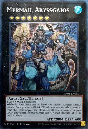 Image of Mermail Abyssgaios [RA04-EN065] Prismatic Collector's Rare
