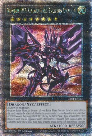 Image of Number 107: Galaxy-Eyes Tachyon Dragon [RA04-EN067] Quarter Century Secret Rare