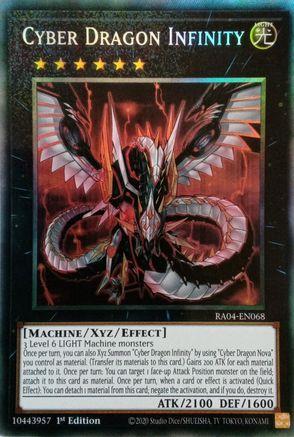 Image of Cyber Dragon Infinity [RA04-EN068] Prismatic Collector's Rare