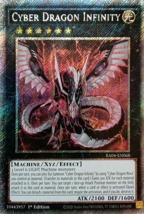 Image of Cyber Dragon Infinity [RA04-EN068] Platinum Secret Rare