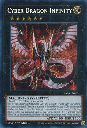 Image of Cyber Dragon Infinity [RA04-EN068] Secret Rare