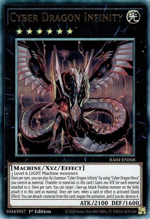 Image of Cyber Dragon Infinity [RA04-EN068] Prismatic Ultimate Rare